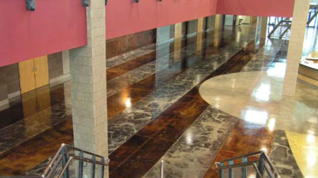 a photo of the floor at crossroads community church